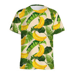 Aloha Banana Pattern Print Men's Sports T-Shirt