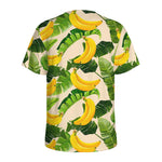 Aloha Banana Pattern Print Men's Sports T-Shirt