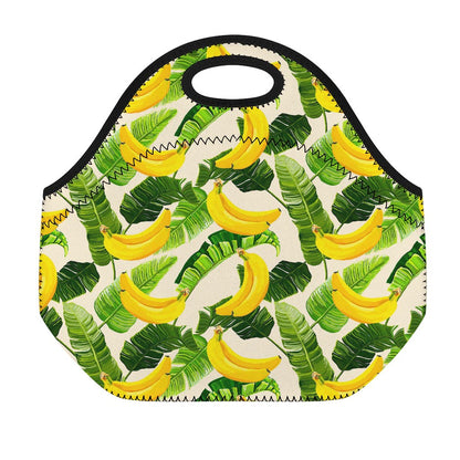 Aloha Banana Pattern Print Neoprene Lunch Bag