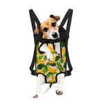 Aloha Banana Pattern Print Pet Carrier Backpack