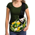 Aloha Banana Pattern Print Pet Sling Carrier