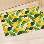 Aloha Banana Pattern Print Polyester Doormat