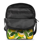 Aloha Banana Pattern Print Rectangular Crossbody Bag
