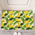 Aloha Banana Pattern Print Rubber Doormat