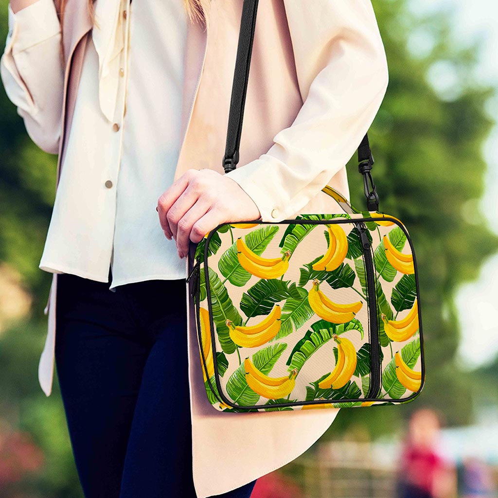 Aloha Banana Pattern Print Shoulder Strap Bible Bag