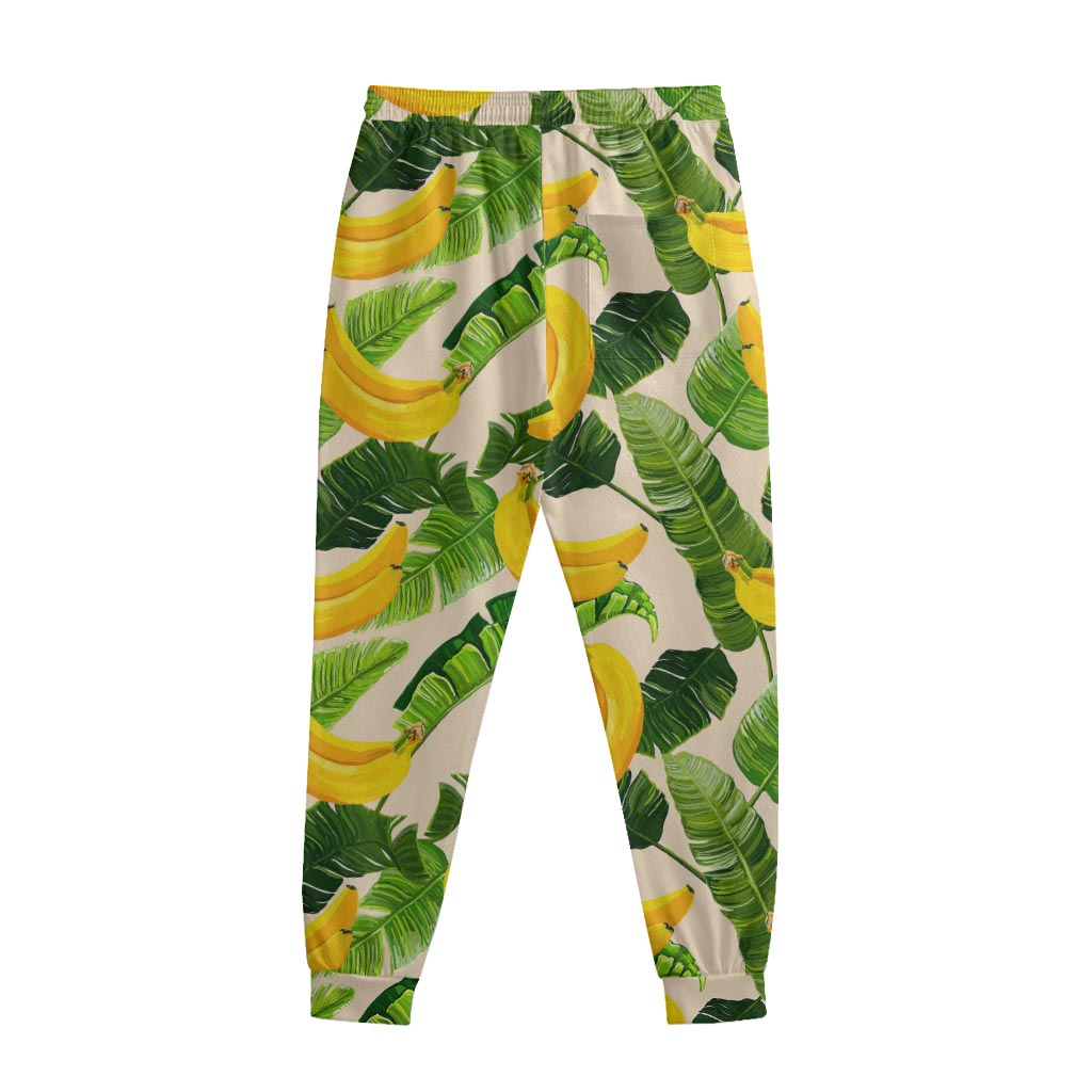 Aloha Banana Pattern Print Sweatpants