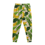 Aloha Banana Pattern Print Sweatpants