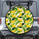 Aloha Banana Pattern Print Tire Cover