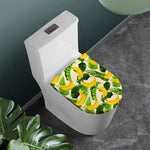 Aloha Banana Pattern Print Toilet Lid Cover