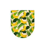 Aloha Banana Pattern Print Toilet Lid Cover