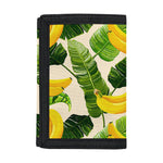 Aloha Banana Pattern Print Trifold Wallet