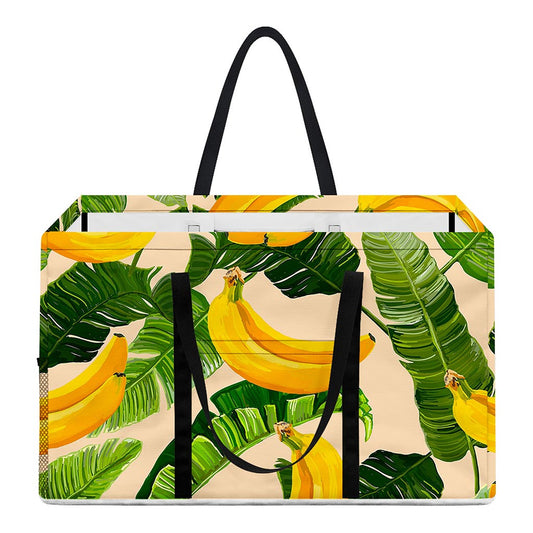 Aloha Banana Pattern Print Utility Tote Bag