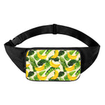 Aloha Banana Pattern Print Waist Bag
