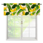 Aloha Banana Pattern Print Window Valance