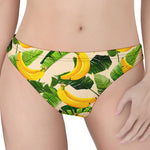 Aloha Banana Pattern Print Women's Thong