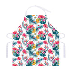Aloha Hawaii Floral Pattern Print Adjustable Apron