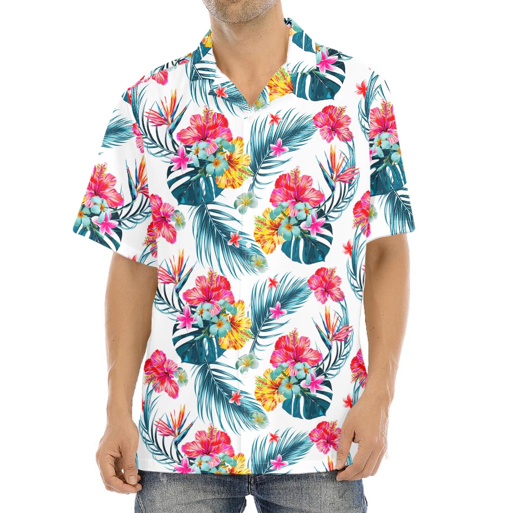 Aloha Hawaii Floral Pattern Print Aloha Shirt