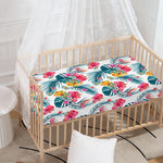 Aloha Hawaii Floral Pattern Print Baby Crib Sheet