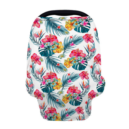 Aloha Hawaii Floral Pattern Print Baby Seat Cover