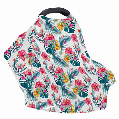 Aloha Hawaii Floral Pattern Print Baby Seat Cover