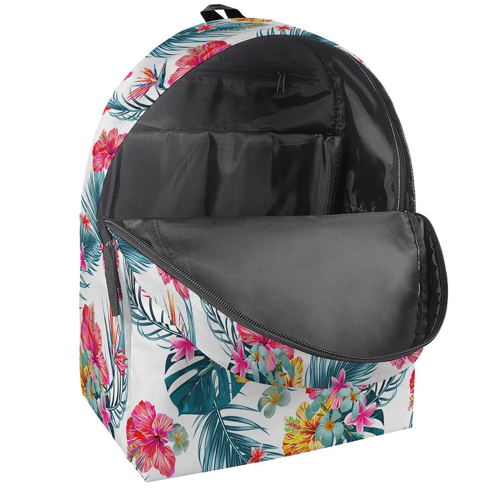 Aloha Hawaii Floral Pattern Print Backpack