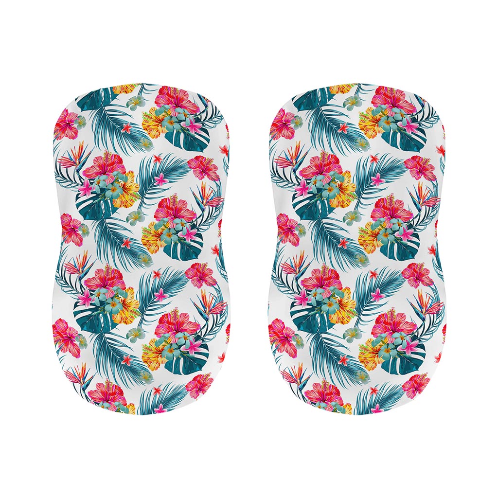 Aloha Hawaii Floral Pattern Print Bar Stool Covers