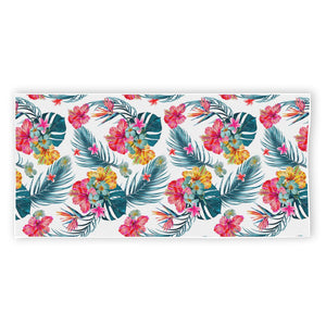 Aloha Hawaii Floral Pattern Print Beach Towel