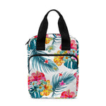 Aloha Hawaii Floral Pattern Print Bible Tote Bag