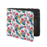 Aloha Hawaii Floral Pattern Print Bifold Wallet