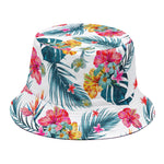 Aloha Hawaii Floral Pattern Print Bucket Hat
