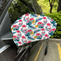 Aloha Hawaii Floral Pattern Print Car Side Mirror Covers
