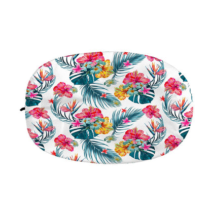 Aloha Hawaii Floral Pattern Print Car Side Mirror Covers