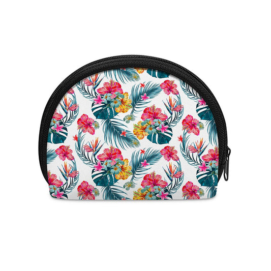 Aloha Hawaii Floral Pattern Print Coin Purse