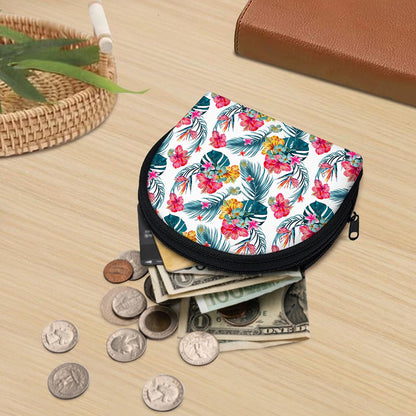 Aloha Hawaii Floral Pattern Print Coin Purse