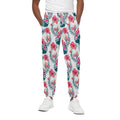 Aloha Hawaii Floral Pattern Print Cotton Sweatpants