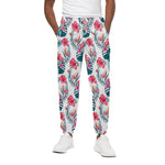 Aloha Hawaii Floral Pattern Print Cotton Pants