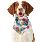 Aloha Hawaii Floral Pattern Print Dog Bandana