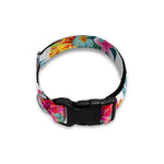 Aloha Hawaii Floral Pattern Print Dog Collar