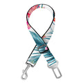 Aloha Hawaii Floral Pattern Print Dog Seat Belt
