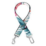 Aloha Hawaii Floral Pattern Print Dog Seat Belt