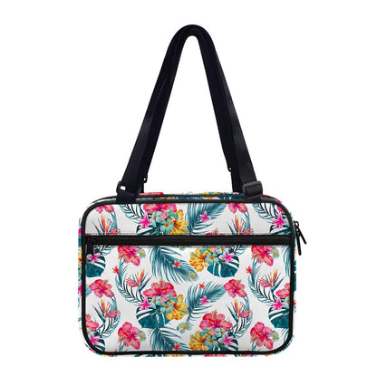 Aloha Hawaii Floral Pattern Print Double Strap Bible Bag