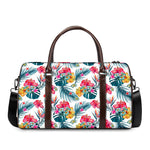 Aloha Hawaii Floral Pattern Print Duffle Bag