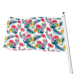 Aloha Hawaii Floral Pattern Print Flag