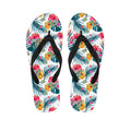 Aloha Hawaii Floral Pattern Print Flip Flops
