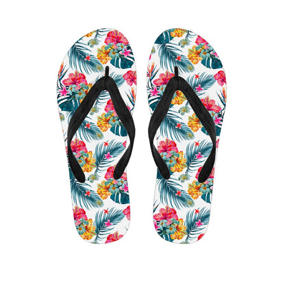 Aloha Hawaii Floral Pattern Print Flip Flops