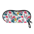 Aloha Hawaii Floral Pattern Print Glasses Case