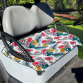 Aloha Hawaii Floral Pattern Print Golf Cart Seat Cover