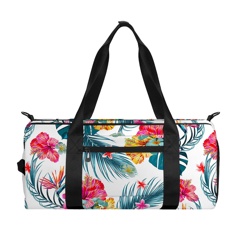 Aloha Hawaii Floral Pattern Print Gym Bag