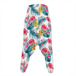 Aloha Hawaii Floral Pattern Print Hammer Pants