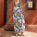 Aloha Hawaii Floral Pattern Print Harem Pants